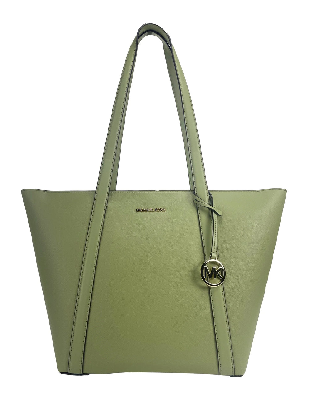 Michael Kors Large Pratt Shoulder Zip Tote Bag Light Sage - Shoulder Bags