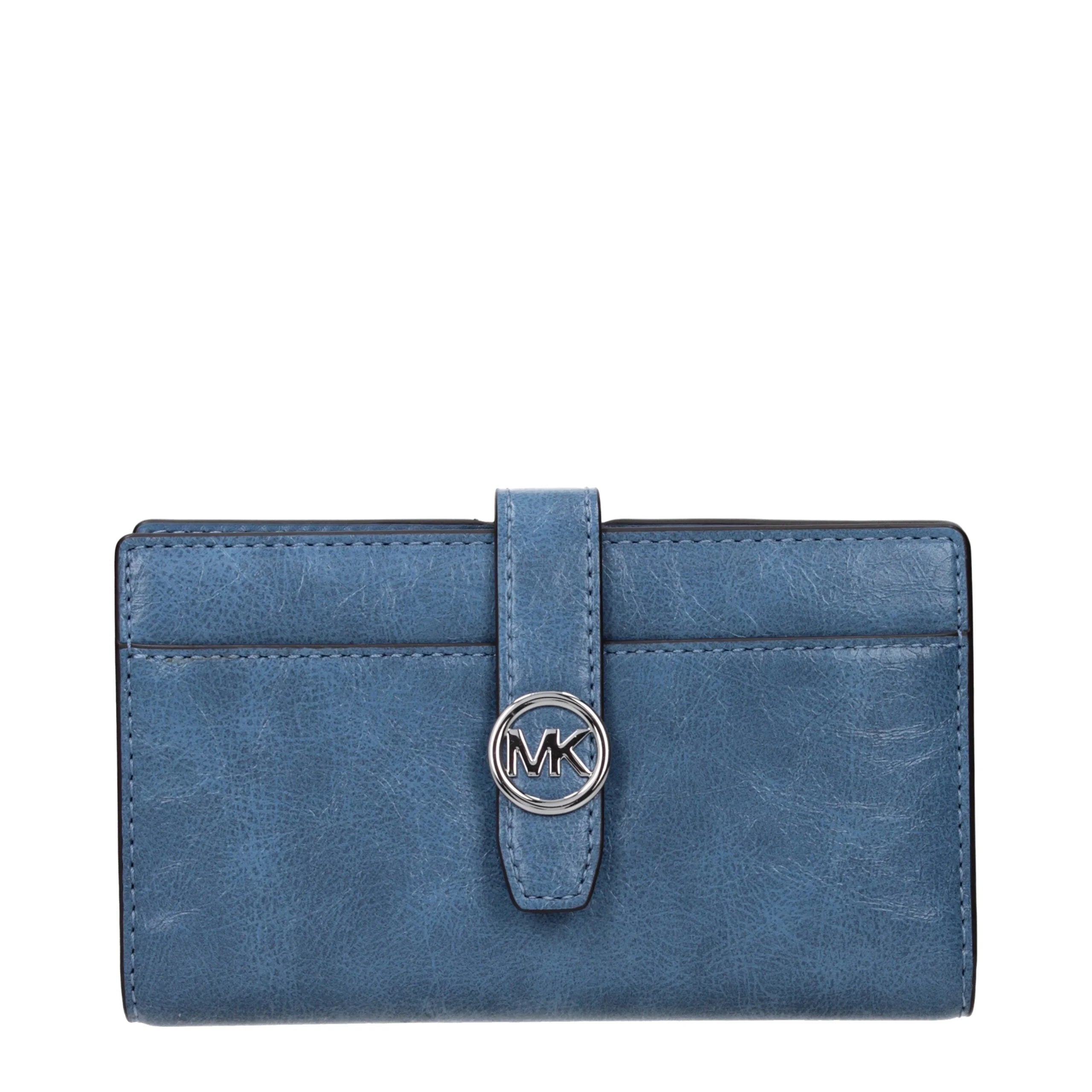 Michael Kors Light Blue Leather Wallet