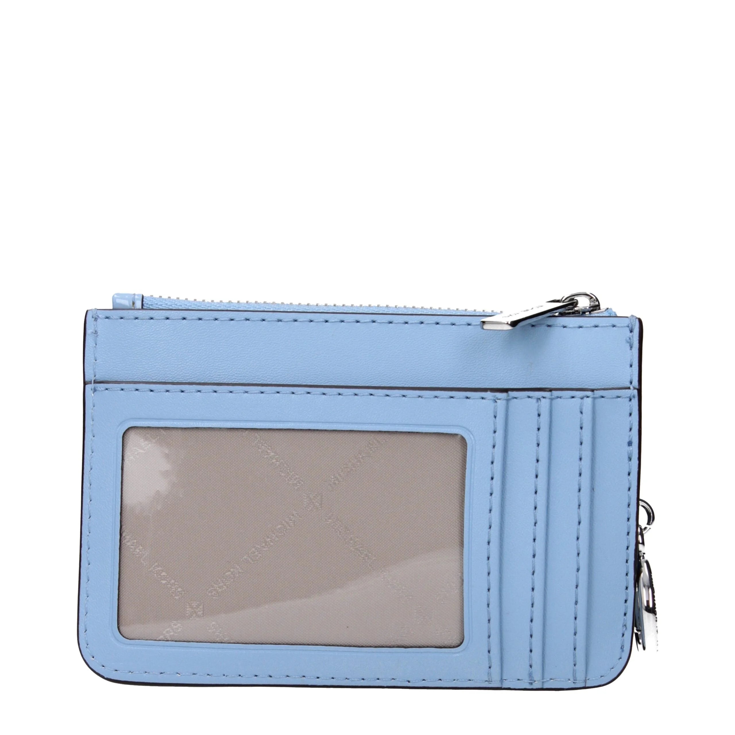 Michael Kors Light Blue Leather Wallets