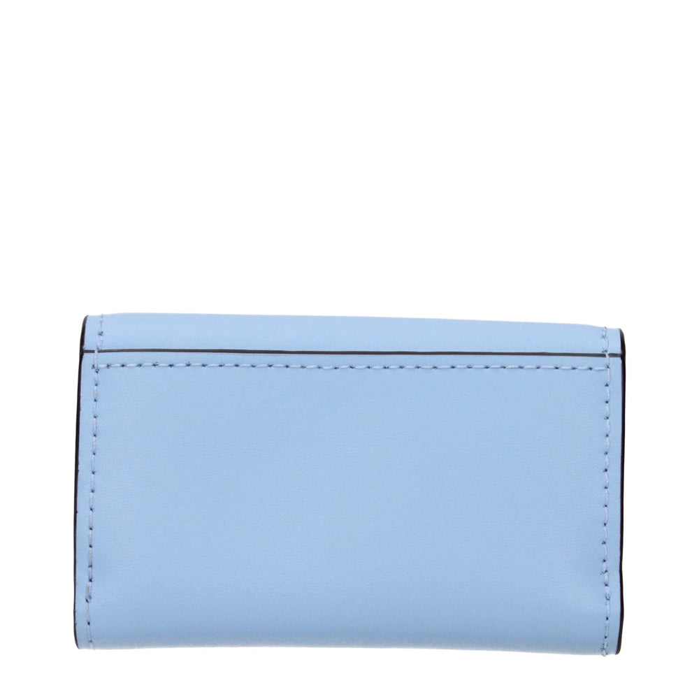 Michael Kors Light Blue Leather Wallets