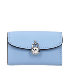 Michael Kors Light Blue Leather Wallets