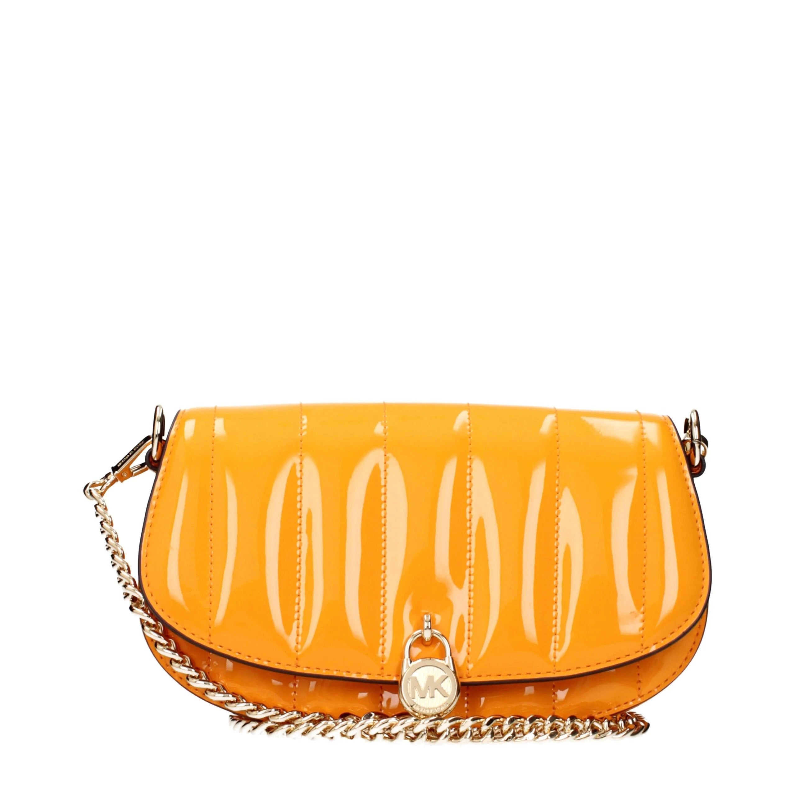 Michael Kors Orange Leather Crossbody Bags