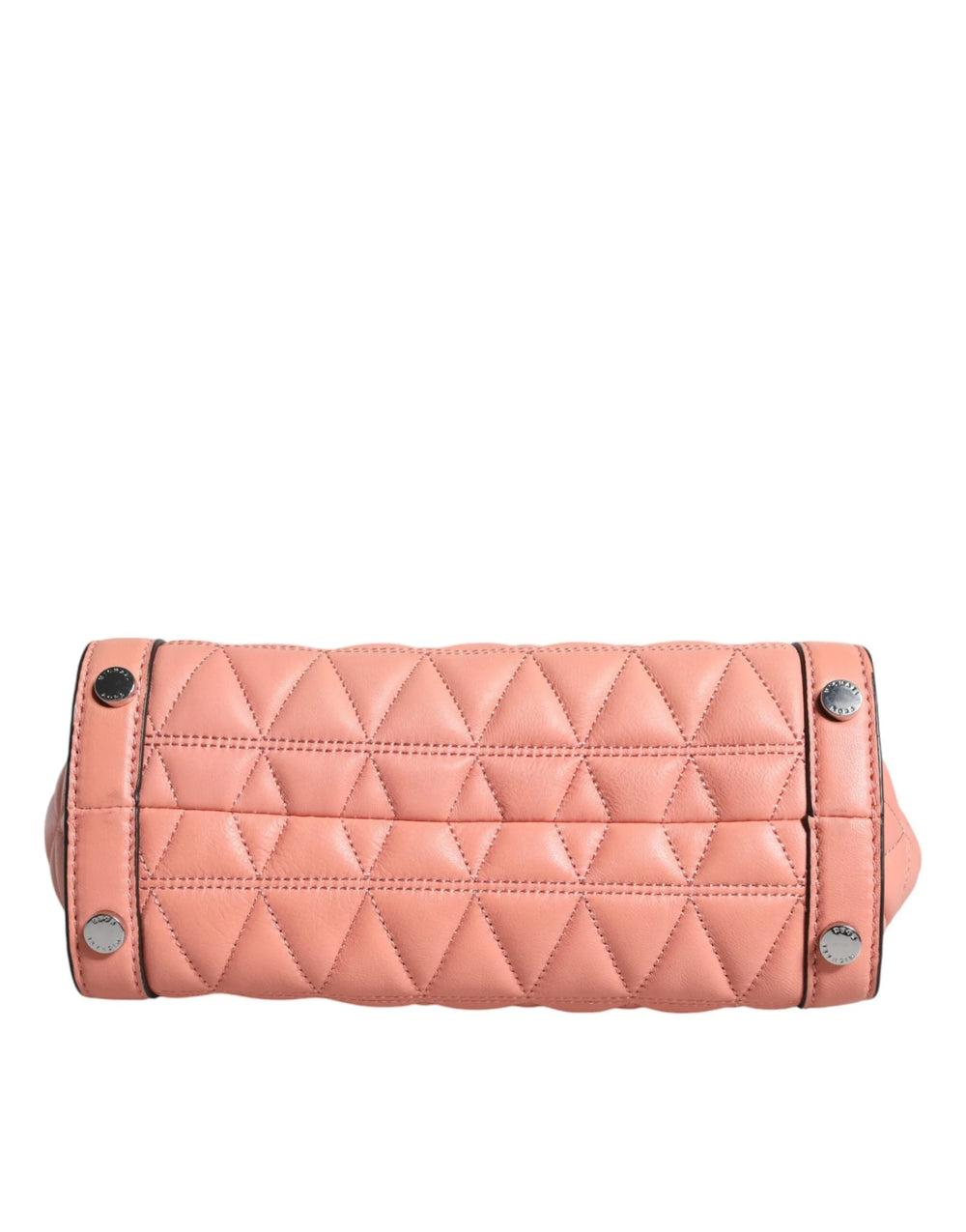 Michael Kors Peach Quilted Leather Logo Crossbody VIVIANNE Messenger Bag - Cross Body Bags
