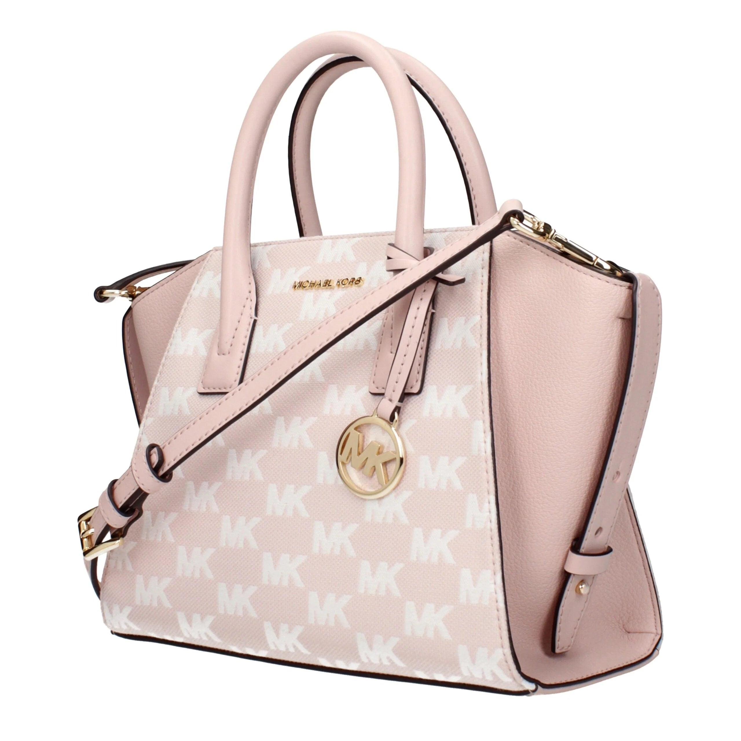 Michael Kors Pink Fabric Handbags
