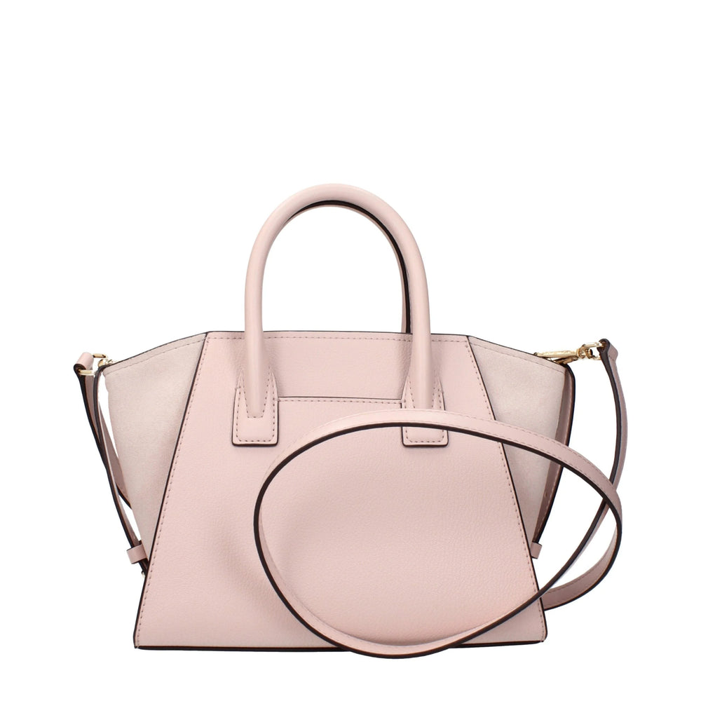 Kožené kabelky Michael Kors růžové barvy