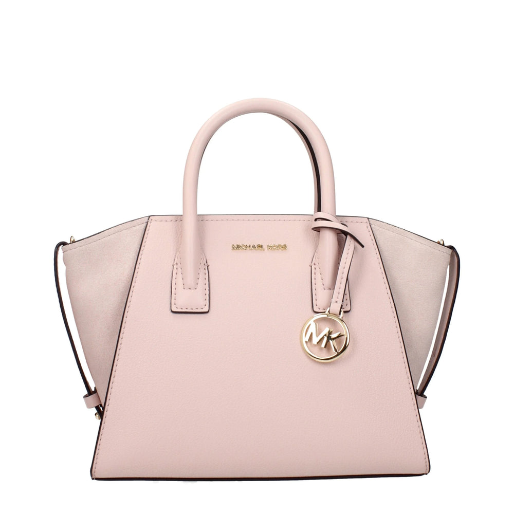 Kožené kabelky Michael Kors růžové barvy