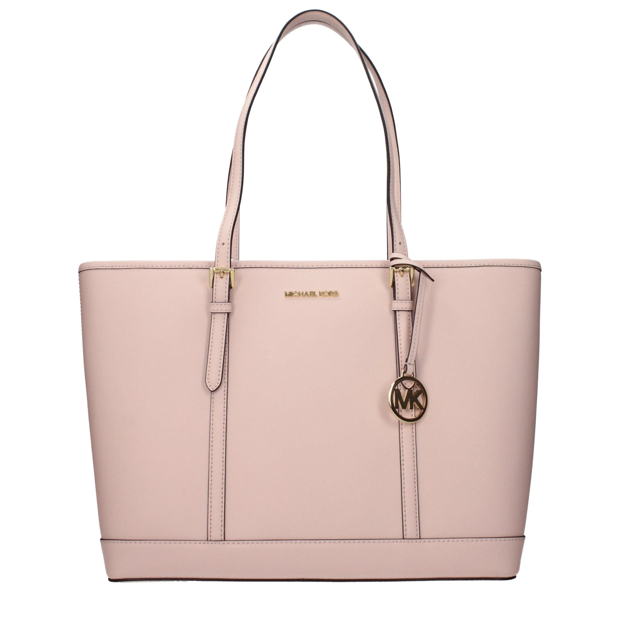 Michael Kors Růžová kožená kabelka na rameno