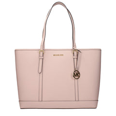 Michael Kors Růžová kožená kabelka na rameno