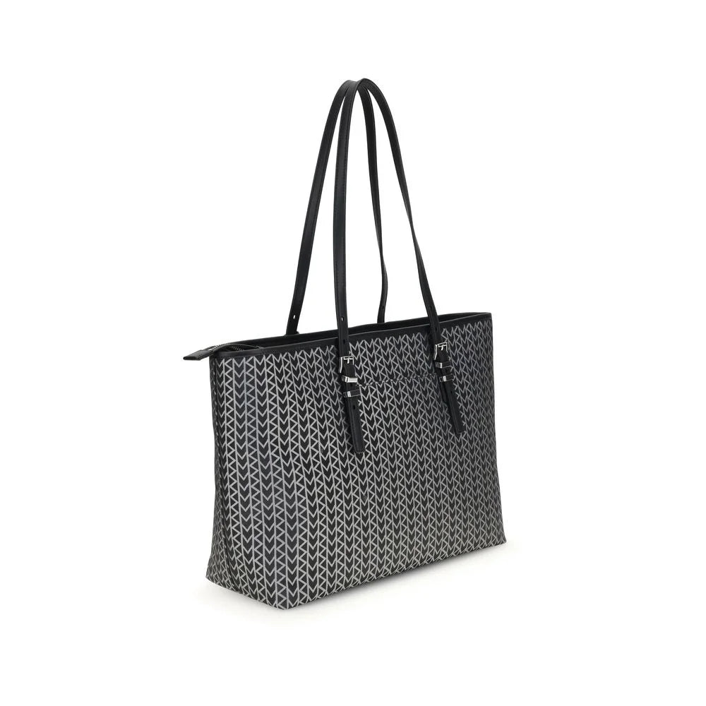 Michael Kors Quinn large jacquard logo Tote Bag - Shopper Bags