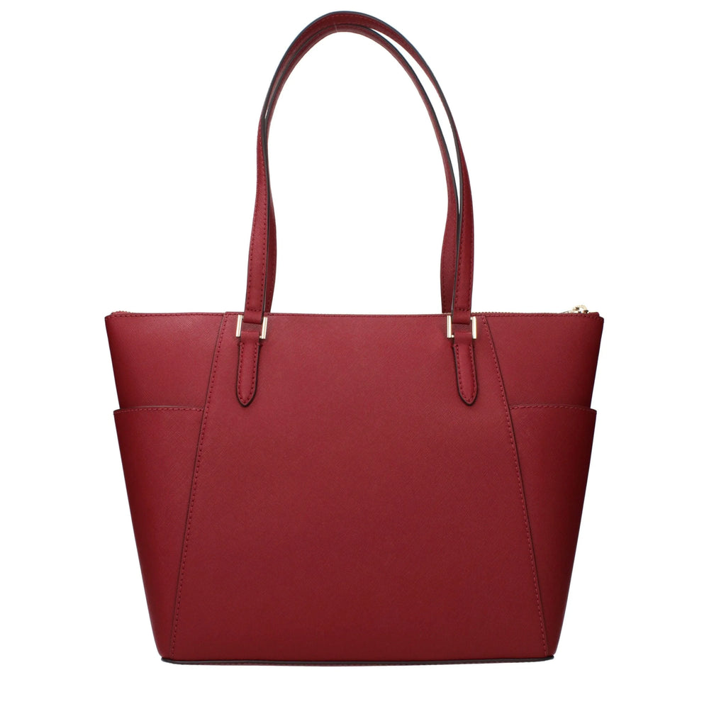 Michael Kors Red Leather Shoulder Bag