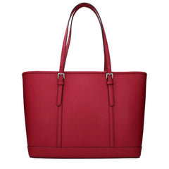 حقيبة كتف جلدية حمراء من Michael Kors