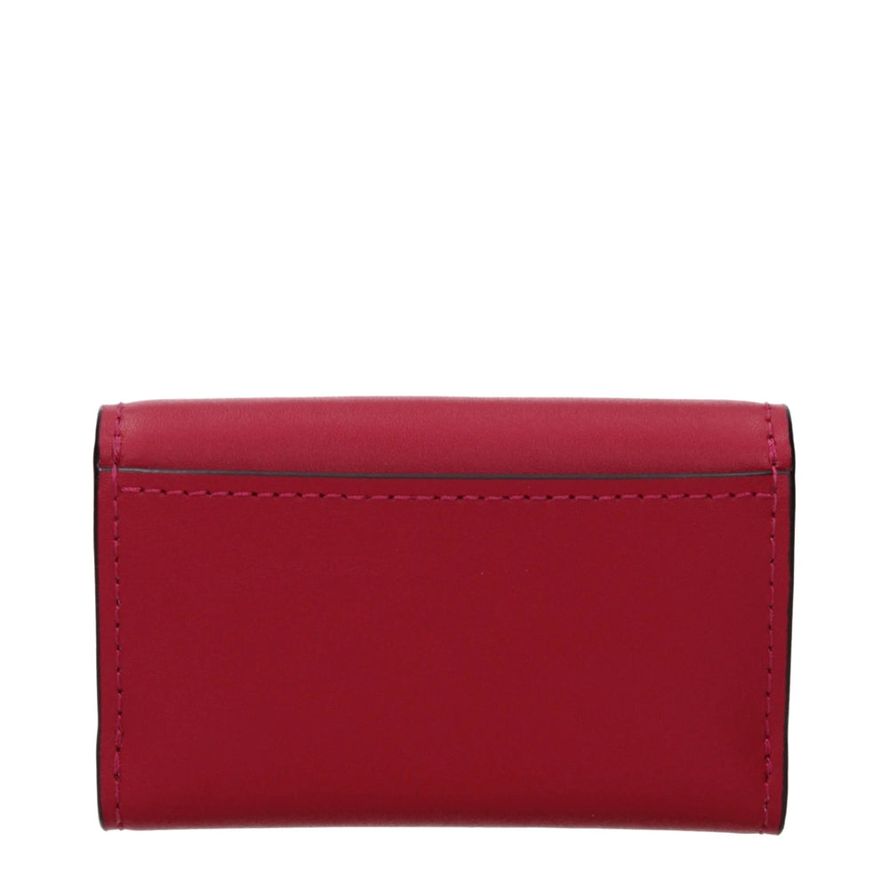 Michael Kors Red Leather Wallets