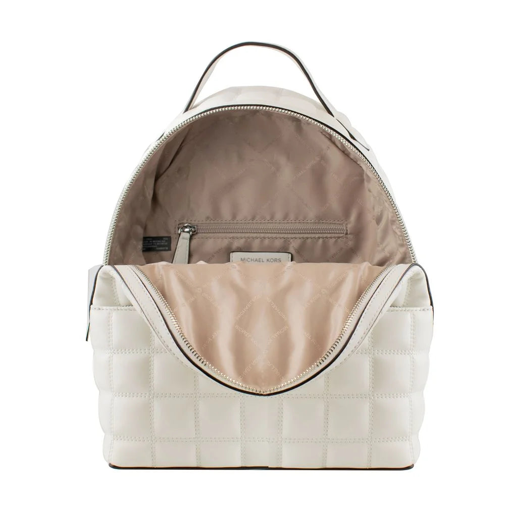 Michael Kors White Artificial Leather Backpack