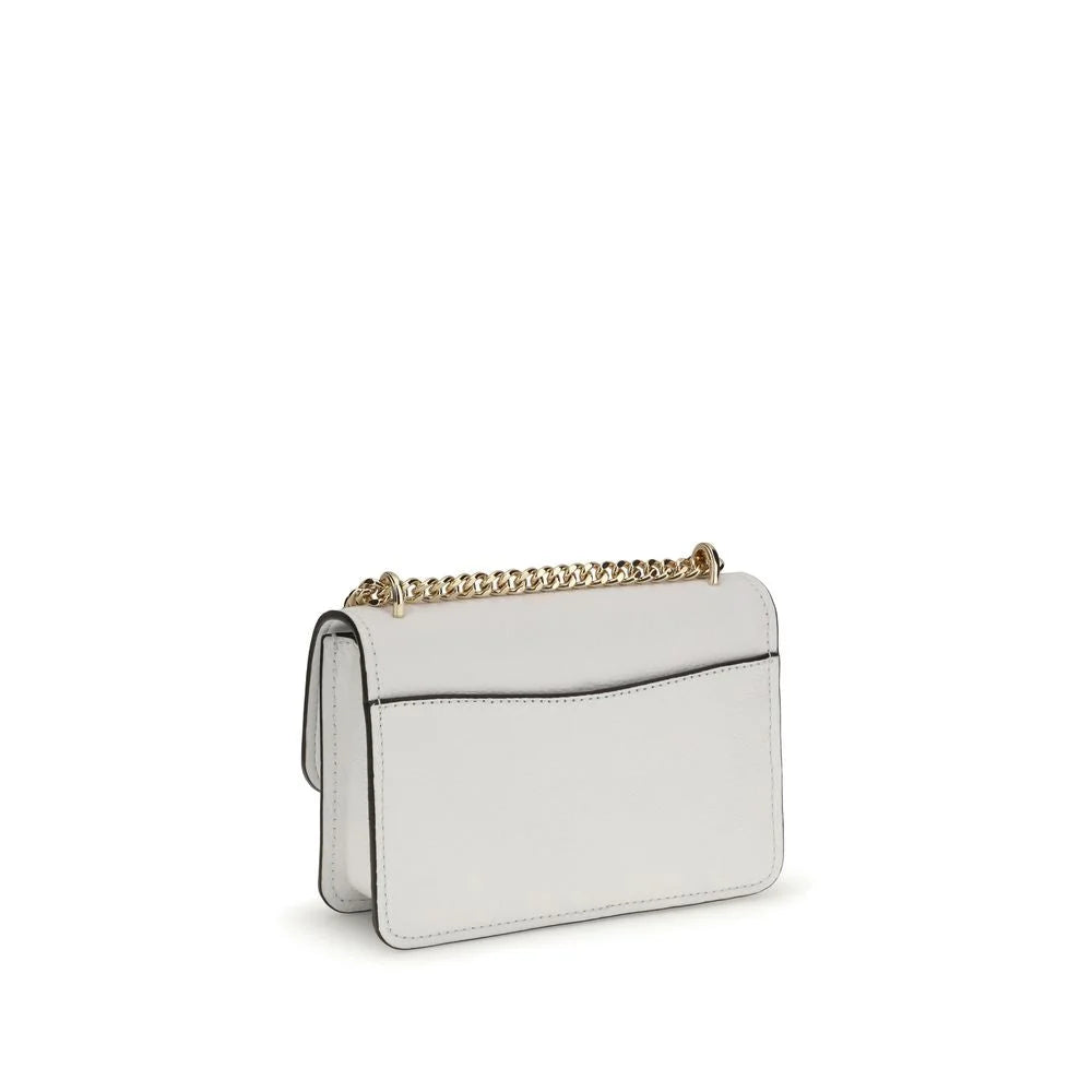 Michael Kors White Calf Leather Bos Taurus Wallet