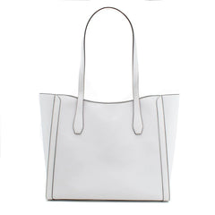 Michael Kors White Canvas Tote Bag