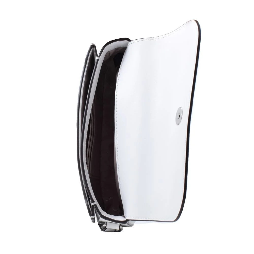 Michael Kors White Leather Crossbody Bag