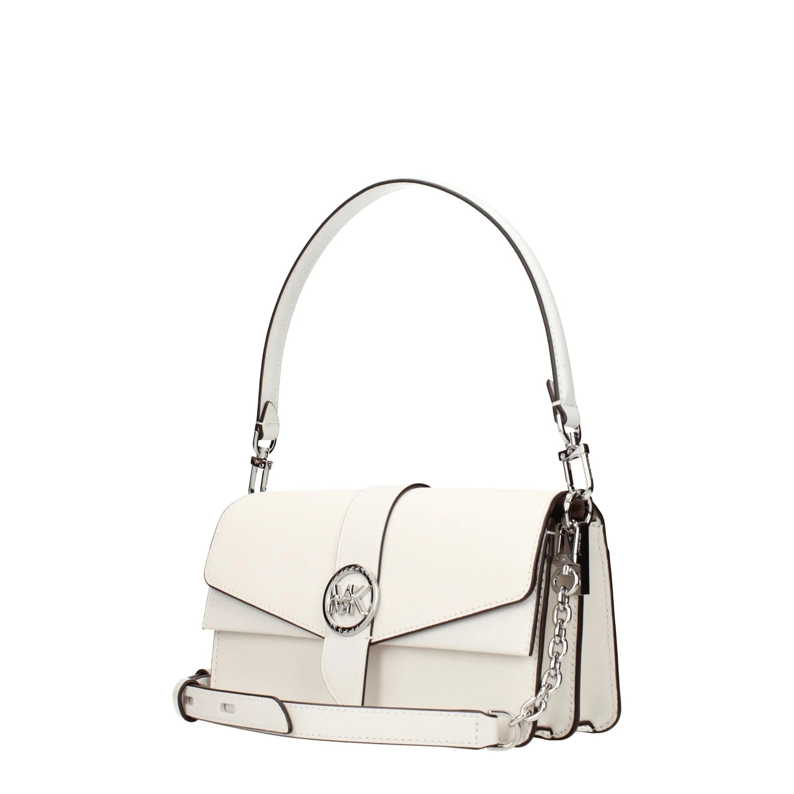 Michael Kors White Leather Handbags