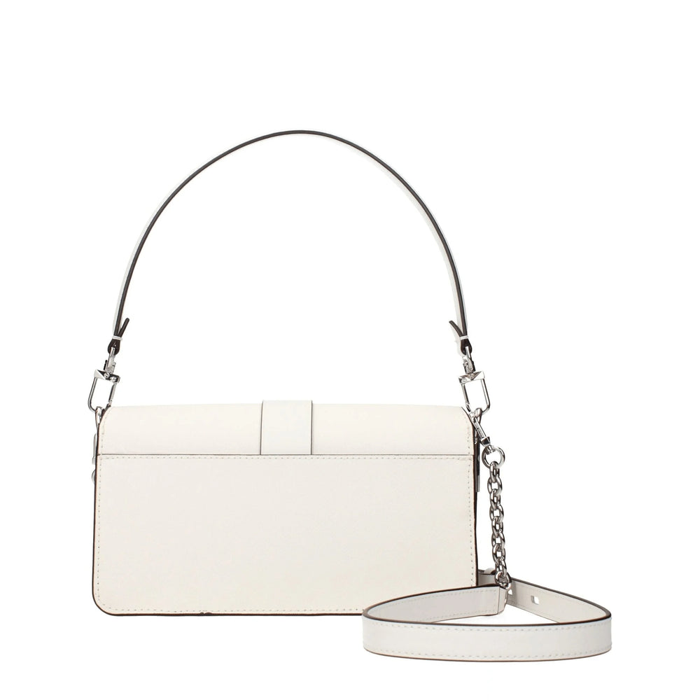 Michael Kors White Leather Handbags