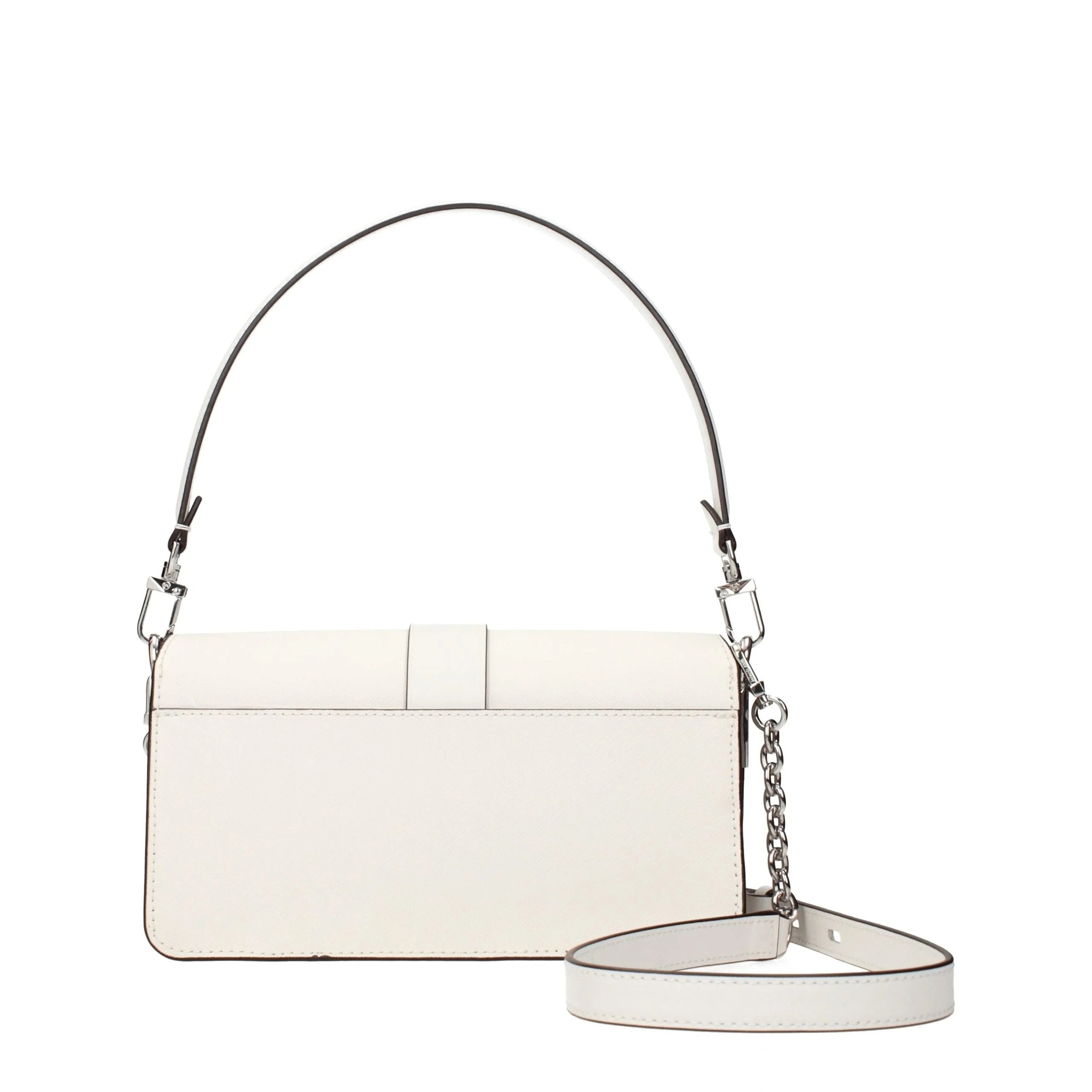 Michael Kors White Leather Handbags