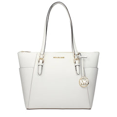 Michael Kors White Leather Shoulder Bag
