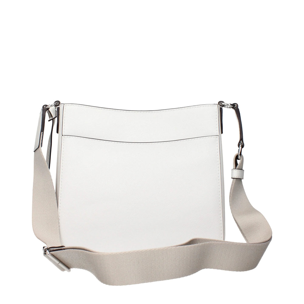 Michael Kors White Leather Shoulder Bag