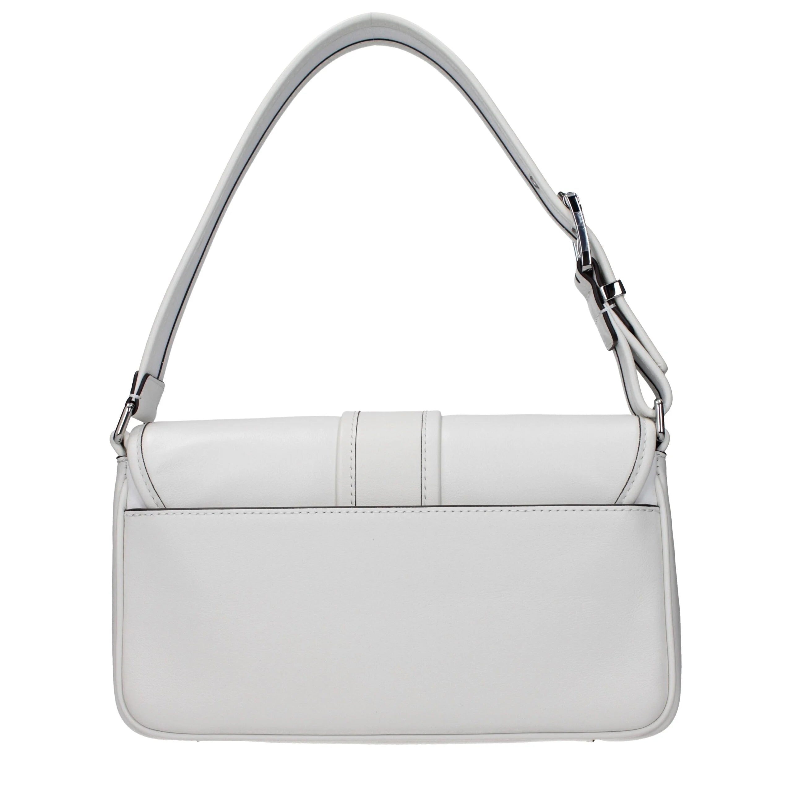 Michael Kors White Leather Shoulder Bag