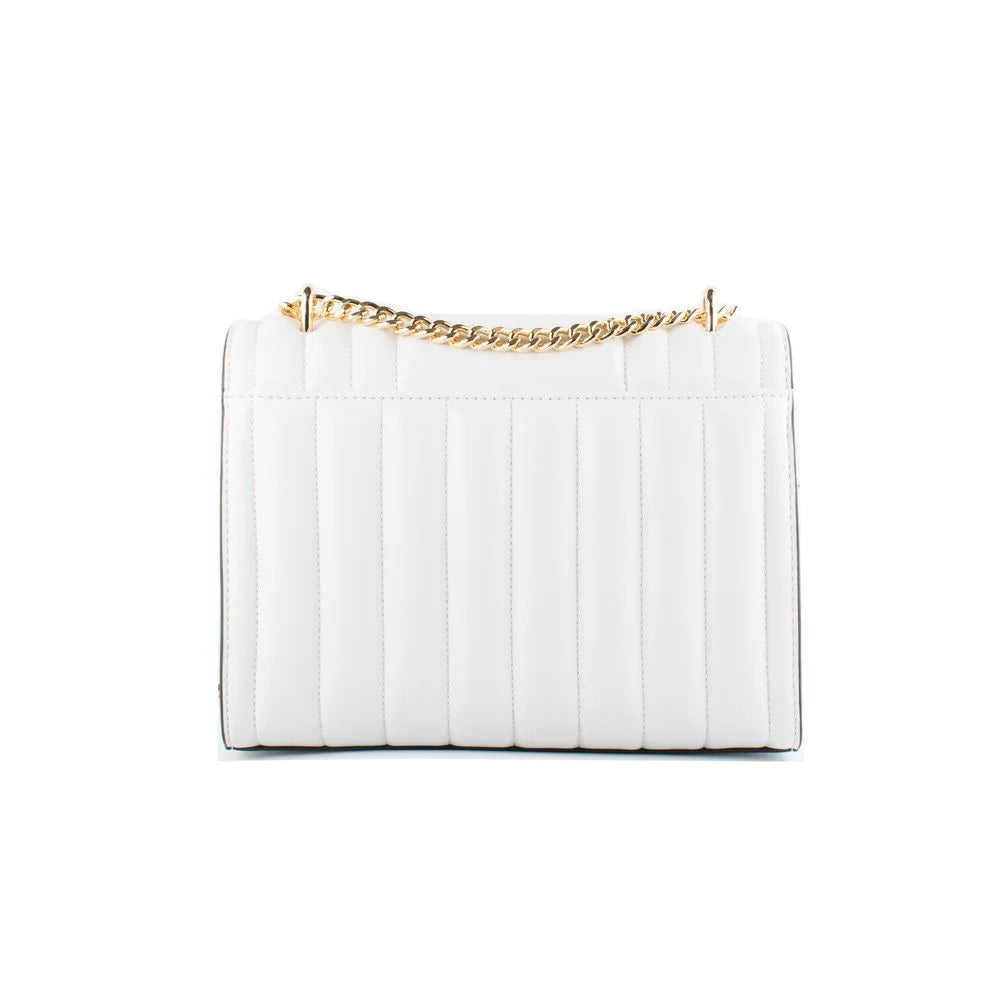 Michael Kors White Leather Shoulder Bag
