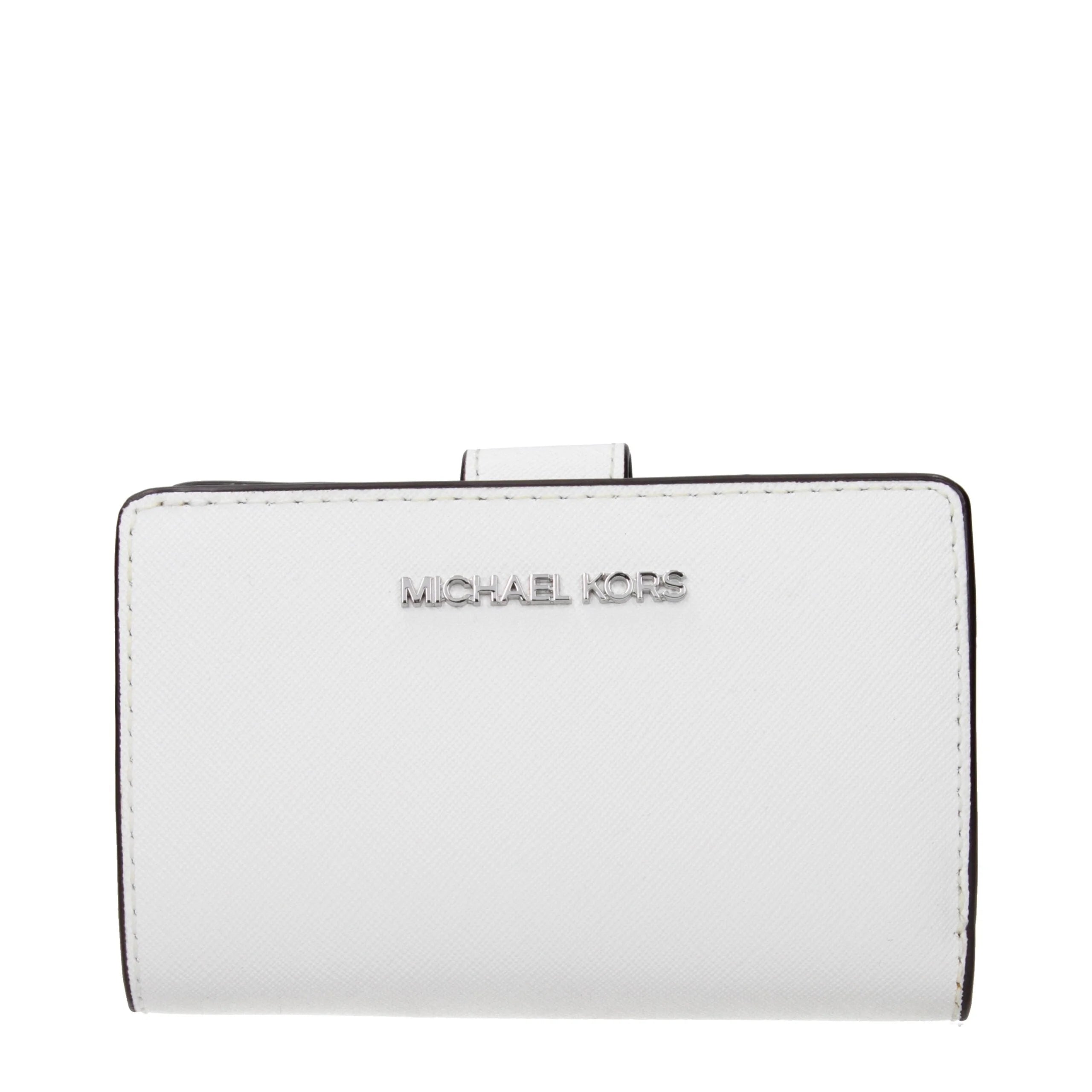 Michael Kors White Leather Wallets