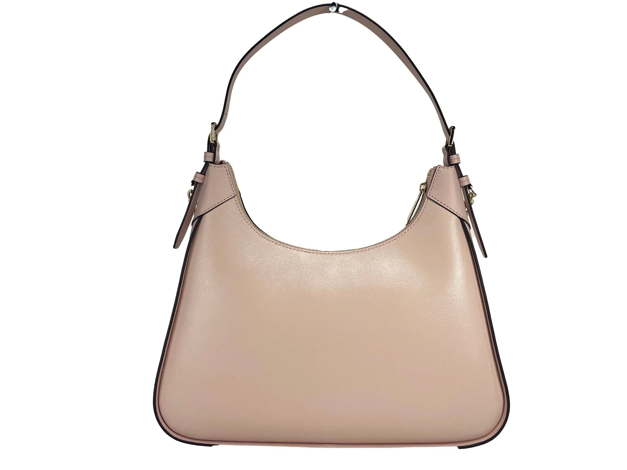 Michael Kors Wilma Large Smooth Leather Chain Shoulder Bag Purse Powder Blush - Shoulder Bags