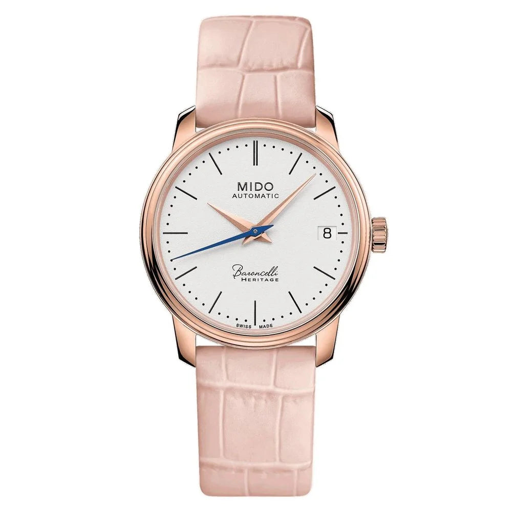 MIDO Multicolor Leather Dress Watch