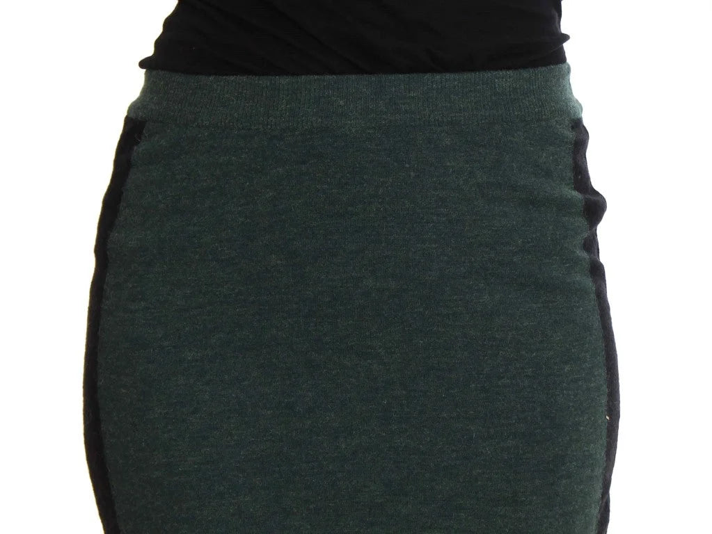 MILA SCHÖN Green Wool Blend Pencil Skirt - IT42|M - Skirts
