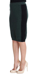 MILA SCHÖN Green Wool Blend Pencil Skirt - IT42|M - Skirts