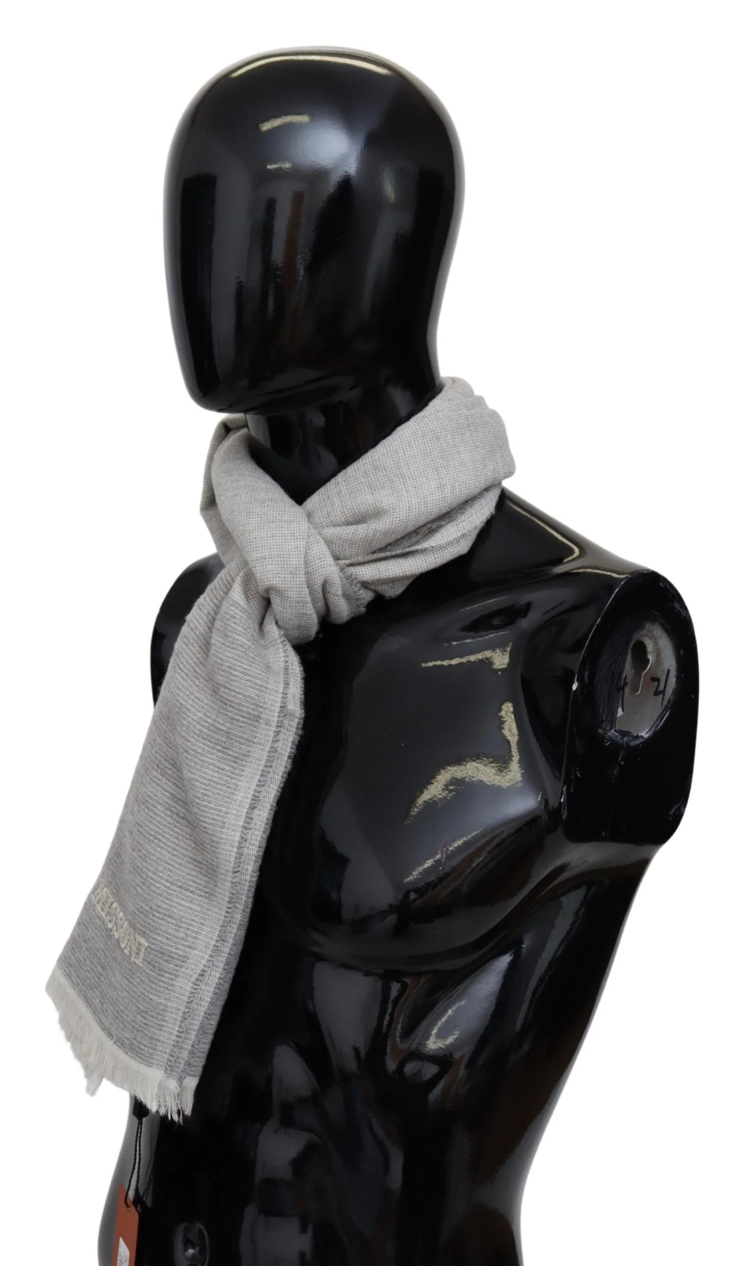 Missoni Beige 100% Wool Unisex Neck Wrap Scarf - Scarves & Shawls