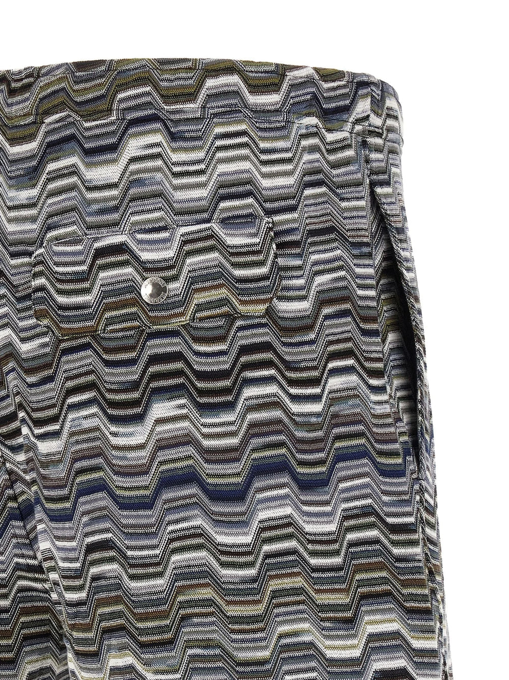 Missoni Bicolor Cotton Bermuda Shorts