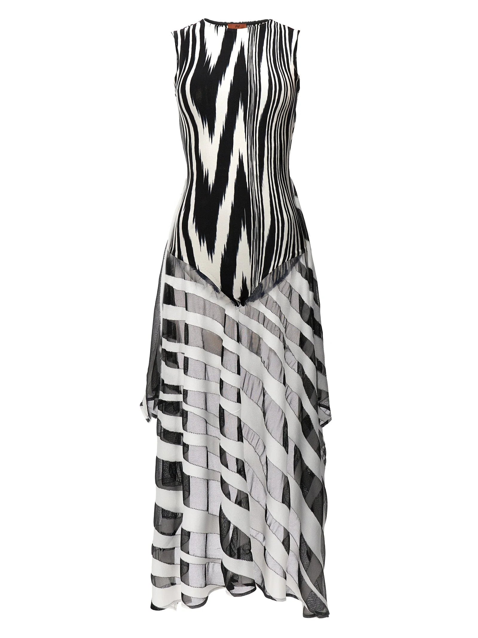 Missoni Bicolor Viscose Bodysuit - IT40
