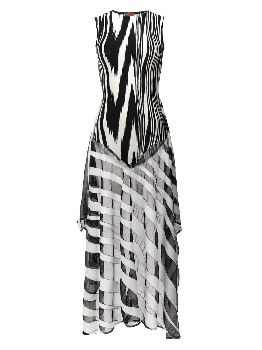 Missoni Bicolor Viscose Bodysuit - IT40