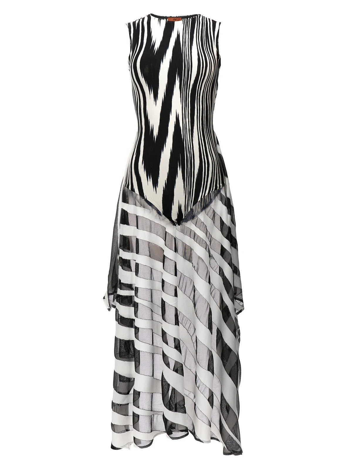 Missoni Bicolor Viscose Bodysuit - IT40