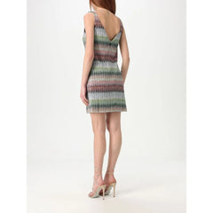 Missoni Bicolor Viscose Cocktail Dress - EU40