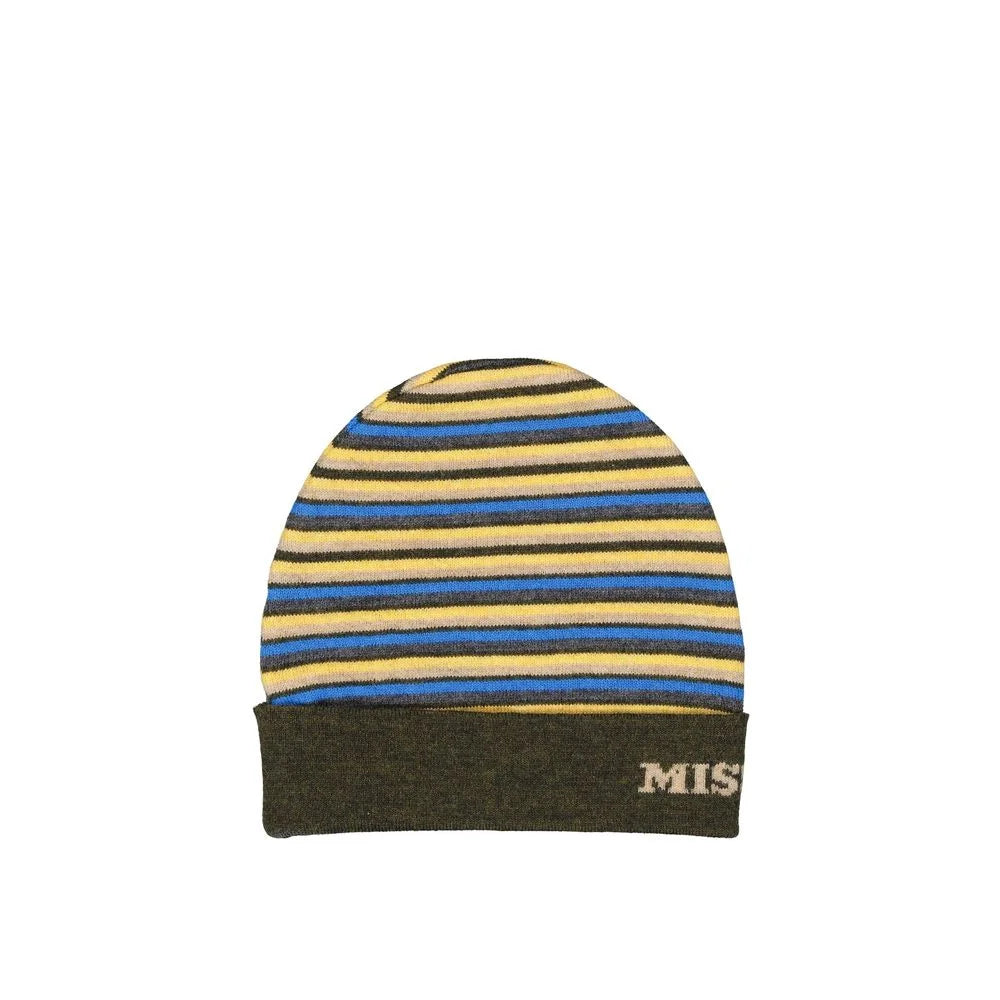 Missoni Bicolor Wool Beanie - UNI