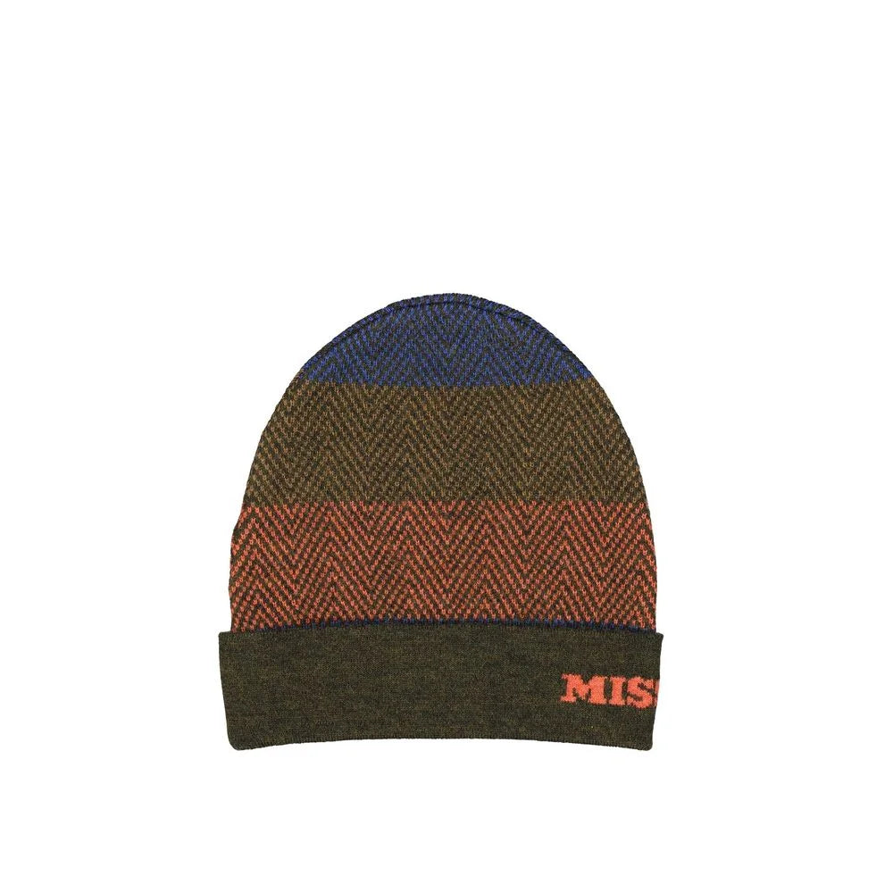 Missoni Bicolor Wool Beanie - UNI