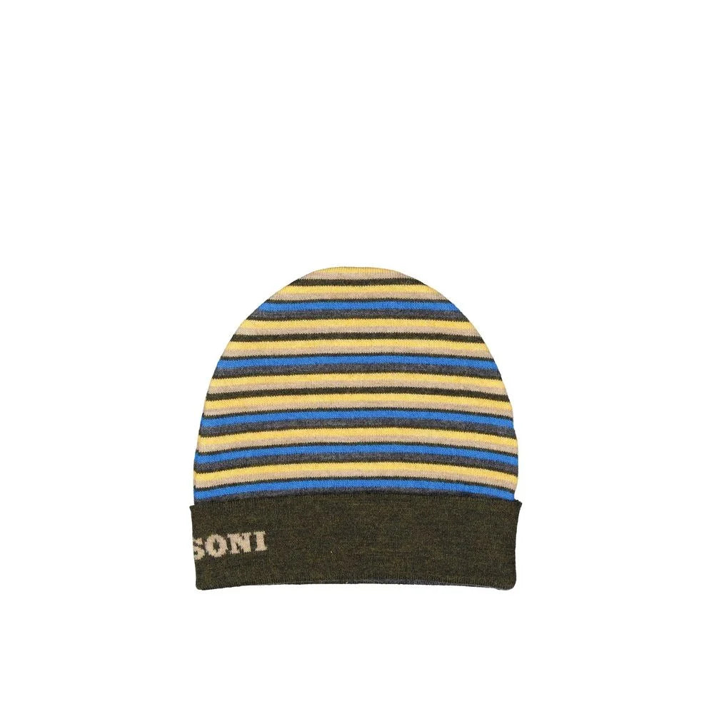 Missoni Bicolor Wool Beanie - UNI