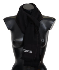Missoni Black 100% Wool Unisex Neck Wrap Scarf - Scarves & Shawls