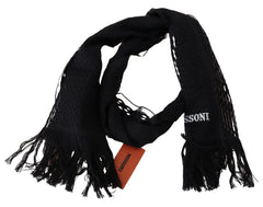 Missoni Black Wool Unisex Neck Warmer Wrap Scarf - Scarves & Shawls
