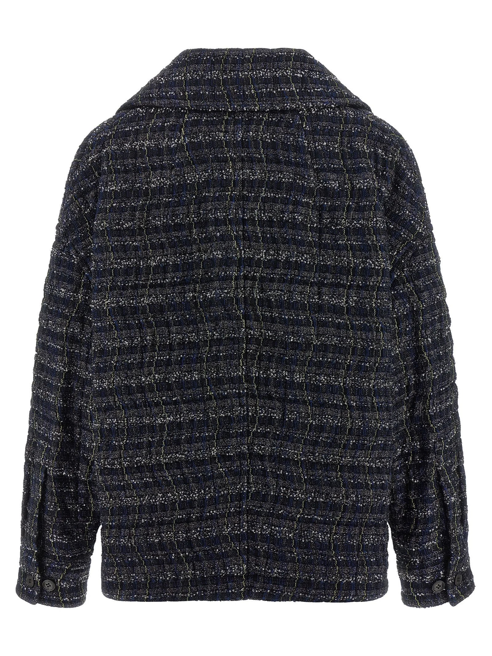 Missoni Blue Viscose Coat - M