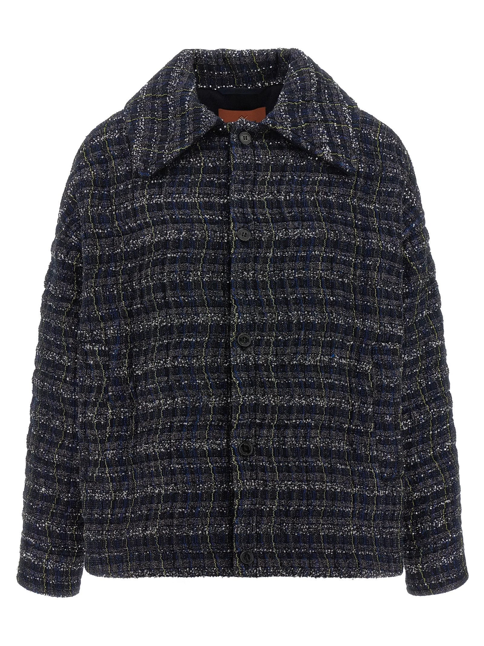 Missoni Blue Viscose Coat - M