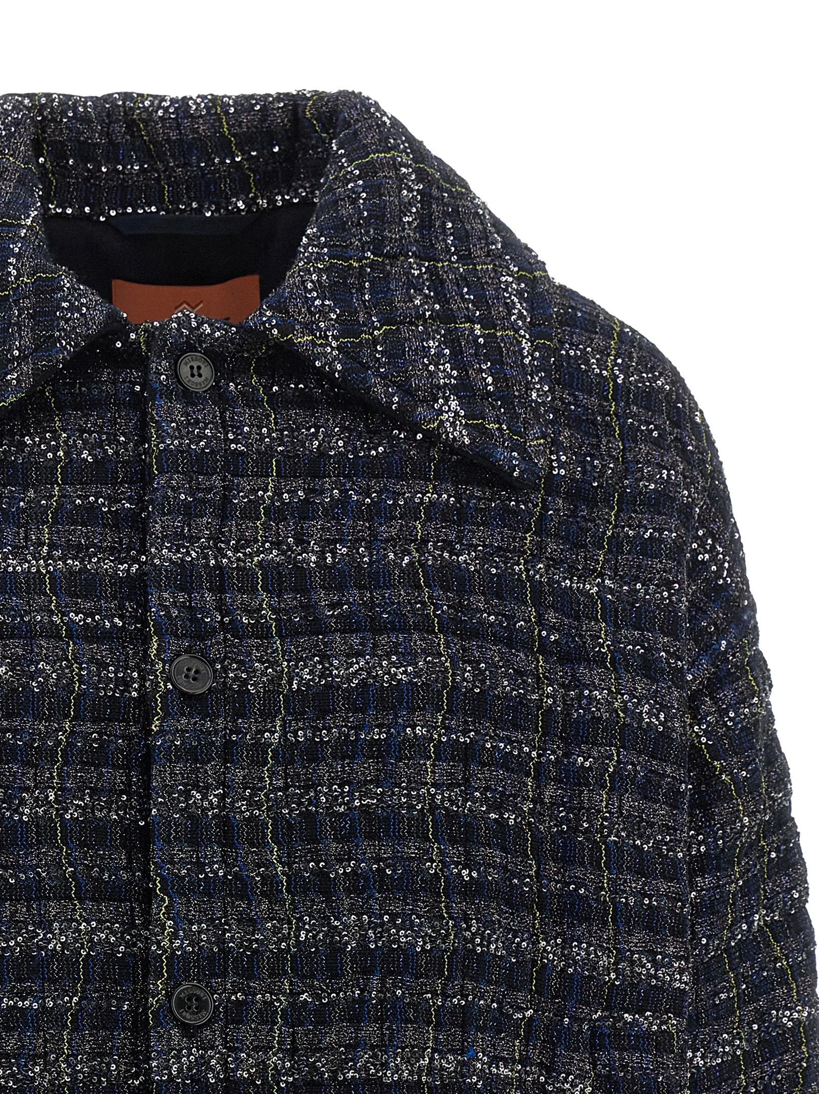 Missoni Blue Viscose Coat - M