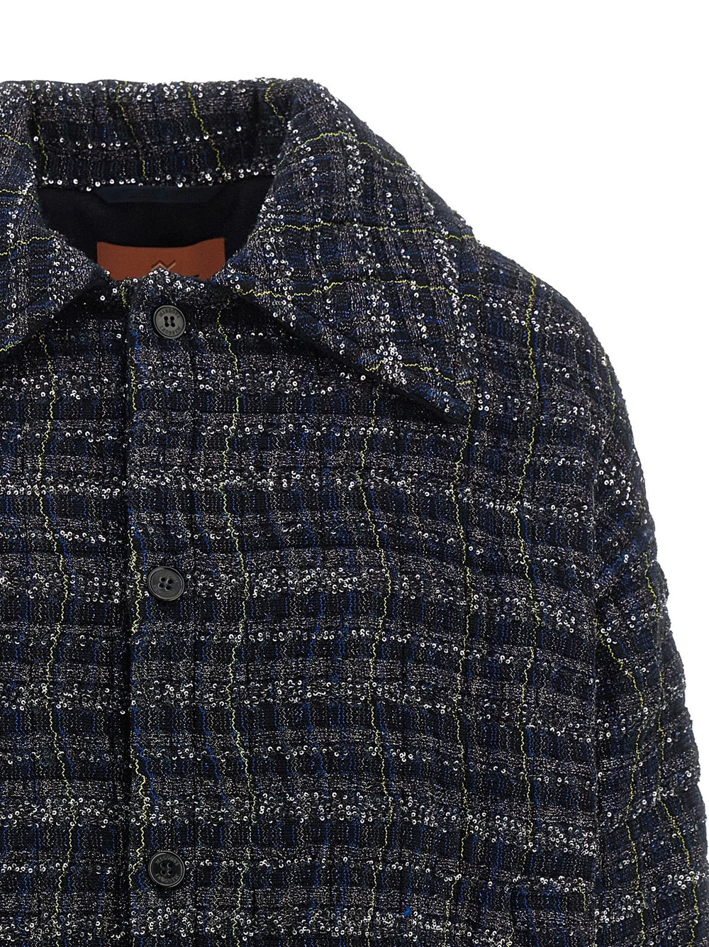 Missoni Blue Viscose Coat - M