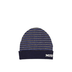 Missoni Blue Wool Beanie - UNI