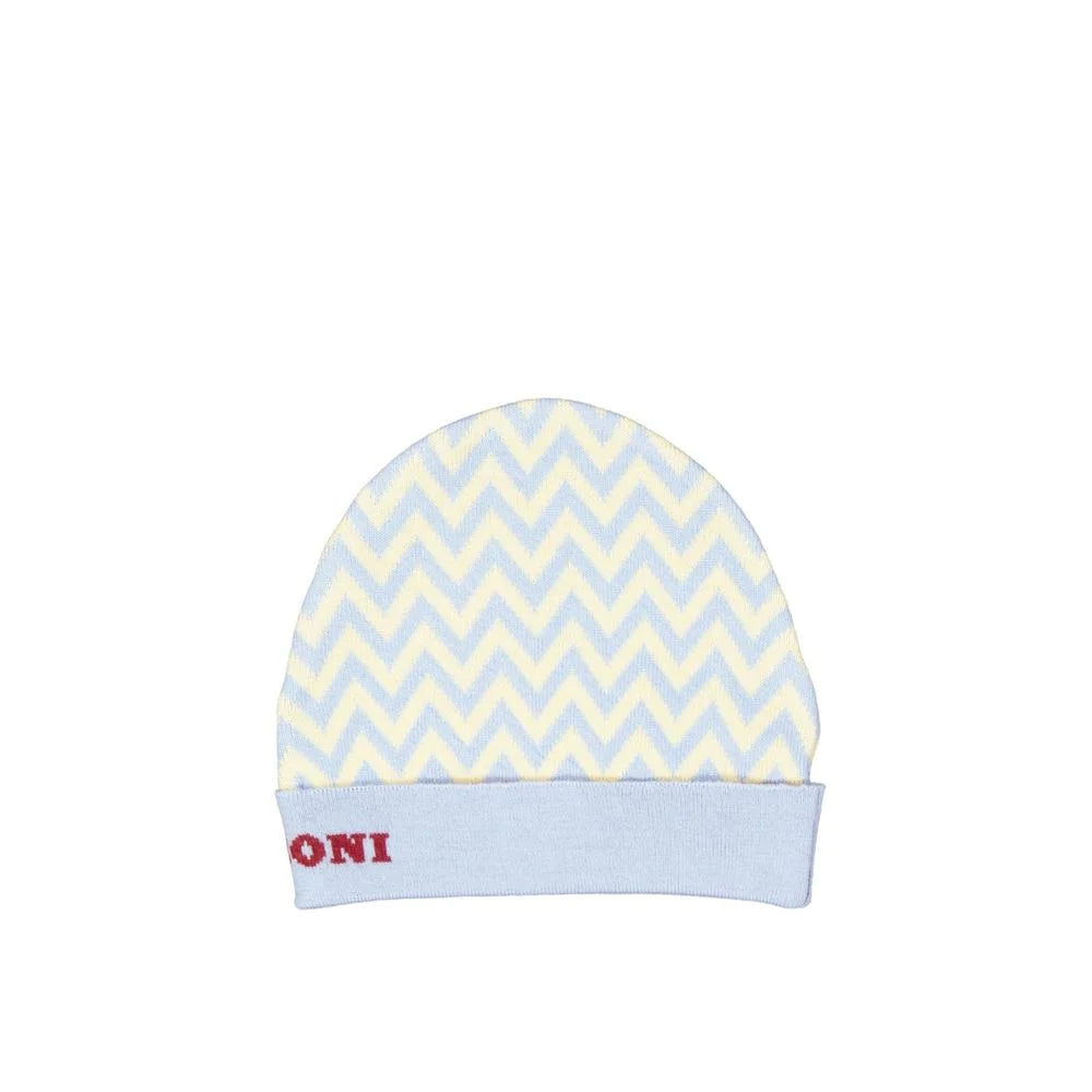 Missoni Blue Wool Beanie - UNI