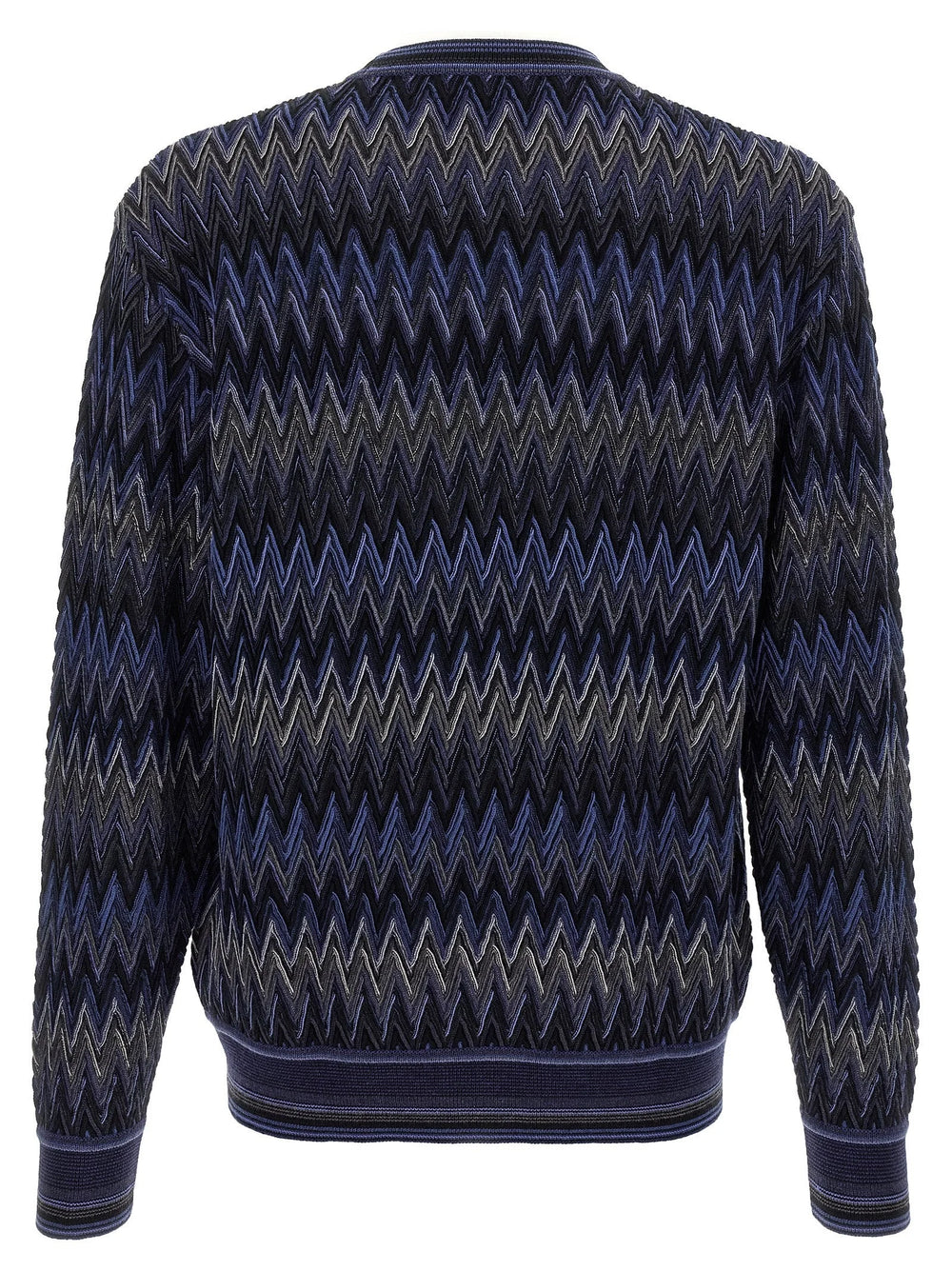 Missoni Blue Wool Cardigan